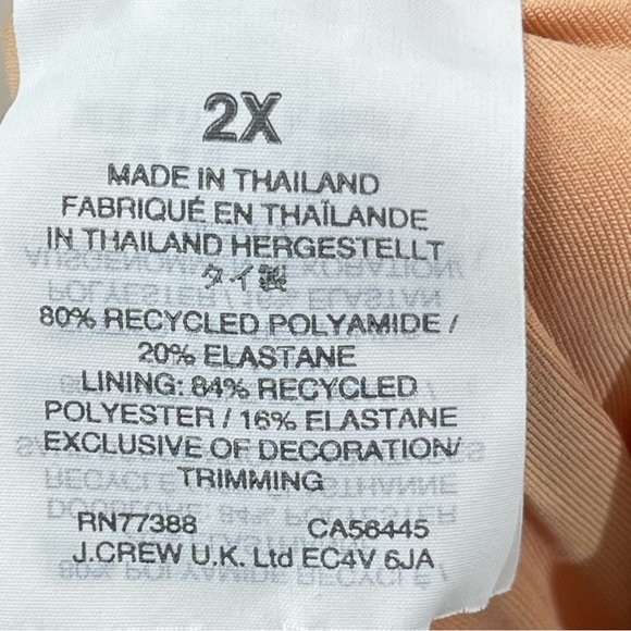 Madewell Second Wave Tank One-Piece Swimsuit Size 2X - Picture 10 of 10